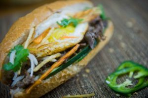 sunnyside beef banh mi